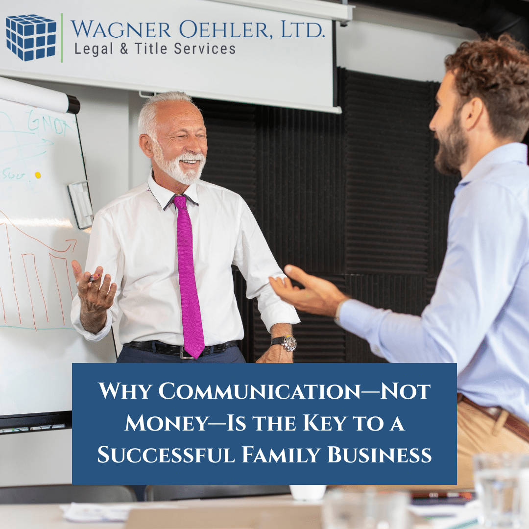 Money Communication Why Communication—Not Money—Is the Key to a Successful Family Business ...