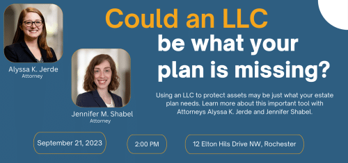 Could an LLC be what your…